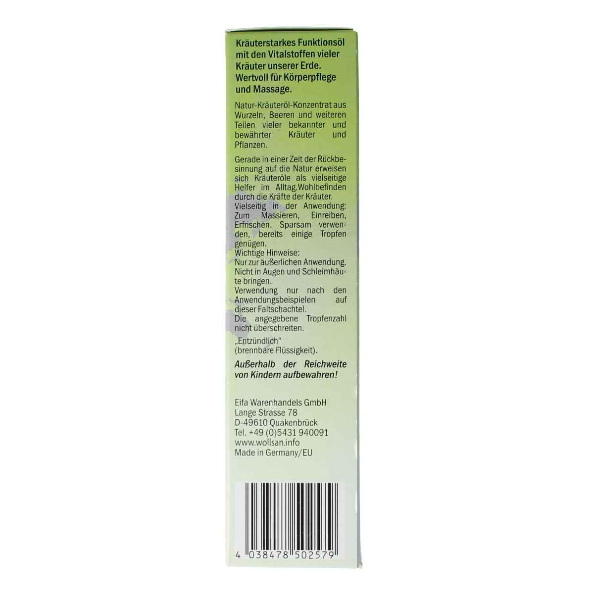 Natures House 110 Kruidenolie 100.00 Milliliter