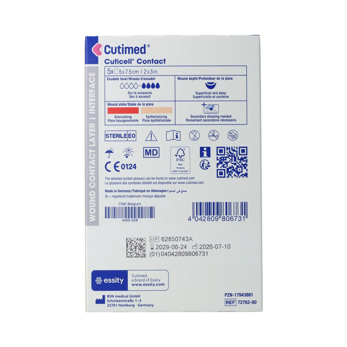 Cuticell Cuticell Contact 5x 7.5cm 5.00 Stuks
