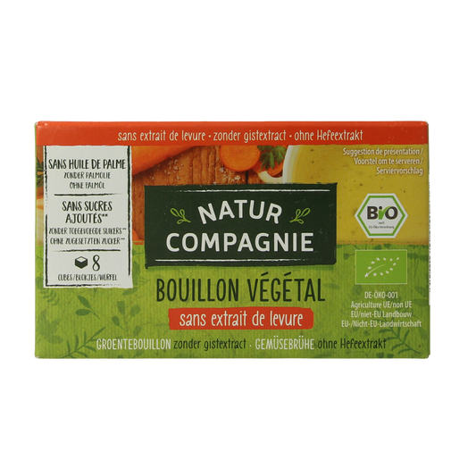 Natur Compagnie Groentebouillon zonder gist bio 8.00 Stuks