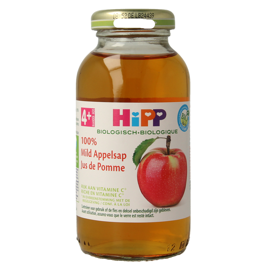 Hipp Appelsap mild bio 200.00 Milliliter