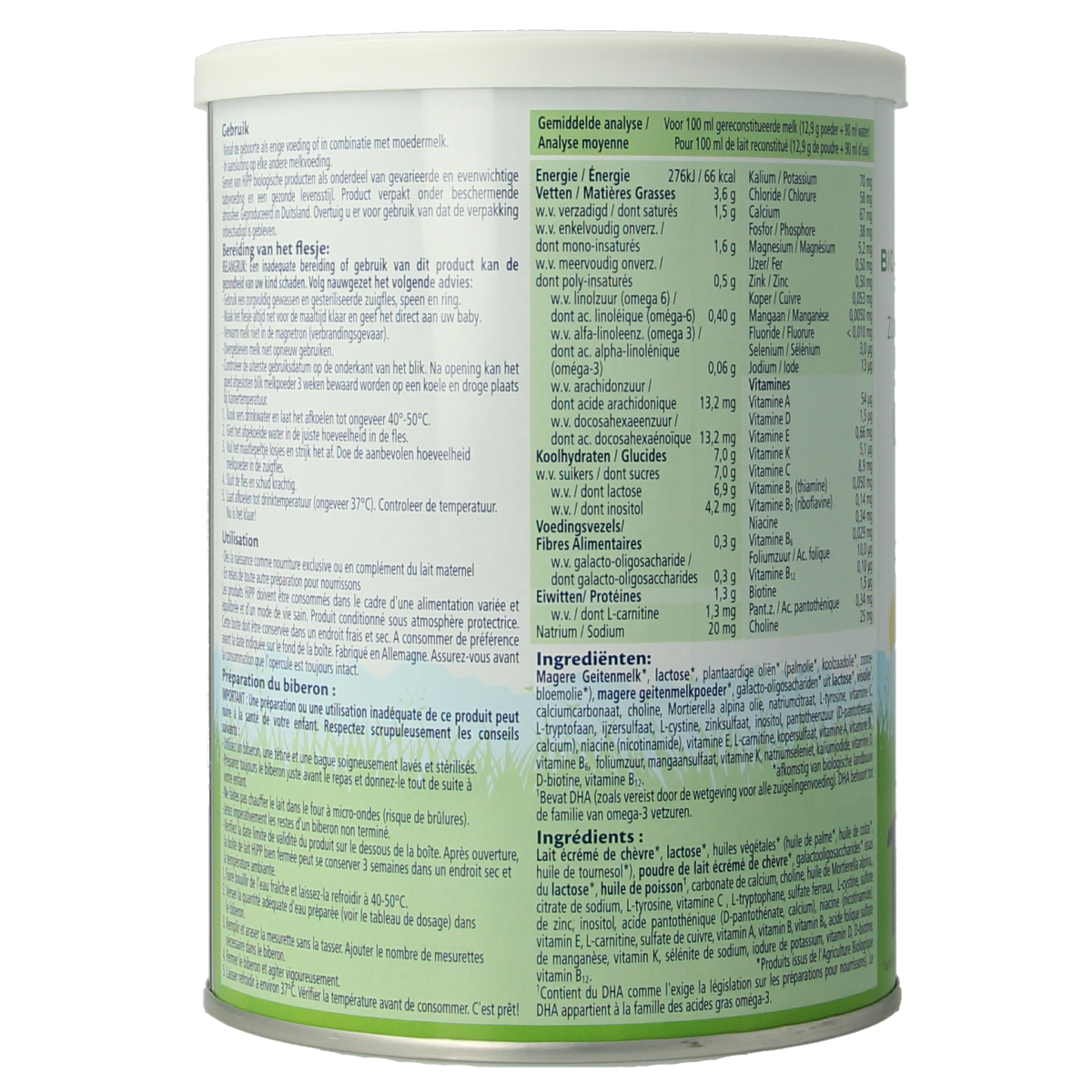 Hipp 1 Biologische zuigelingenmelk op basis van geitenm 400.00 Gram