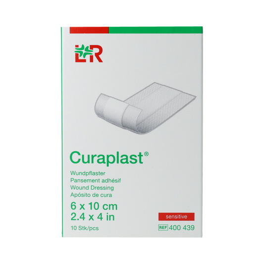 Curasept Sensitive wondsnelverband 10cm x 6cm 10.00 Stuks