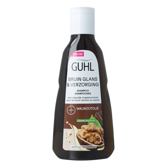 Guhl Bruin glans & verzorging shampoo 250.00 Milliliter