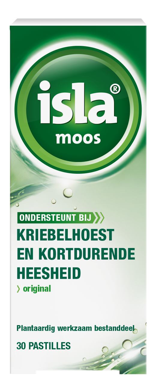 Isla Moos keelpastille 30.00 Pastilles