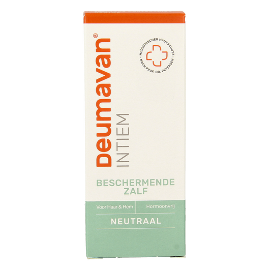 Diversen Deumavan neutrale intieme zalf voor dames, 50 ml, huidvriendelijke hygiëne verzorgingsproduct