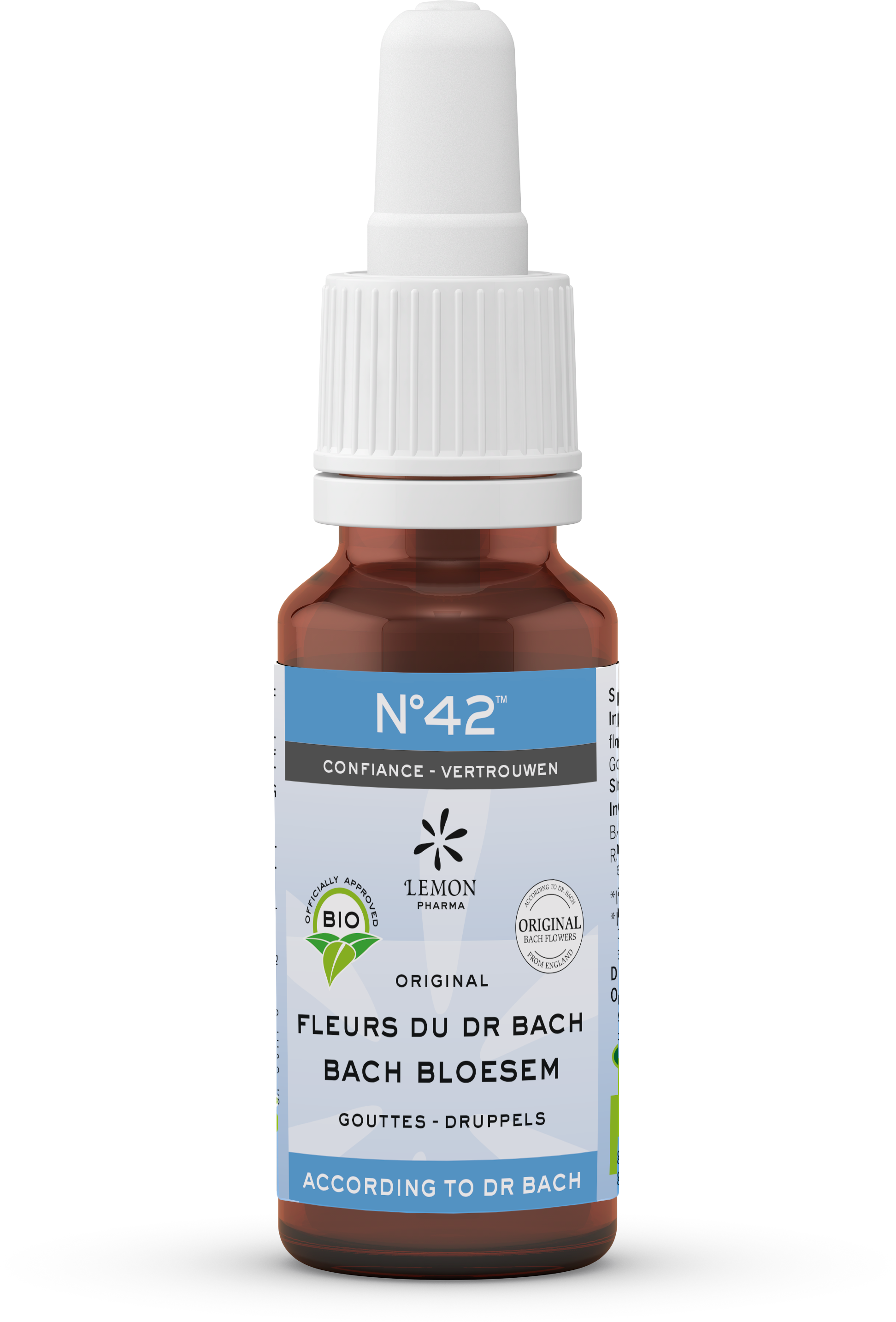 Bach Bloesem Bach bloesems mengeling 42 vertrouwen bio  20.00 Milliliter