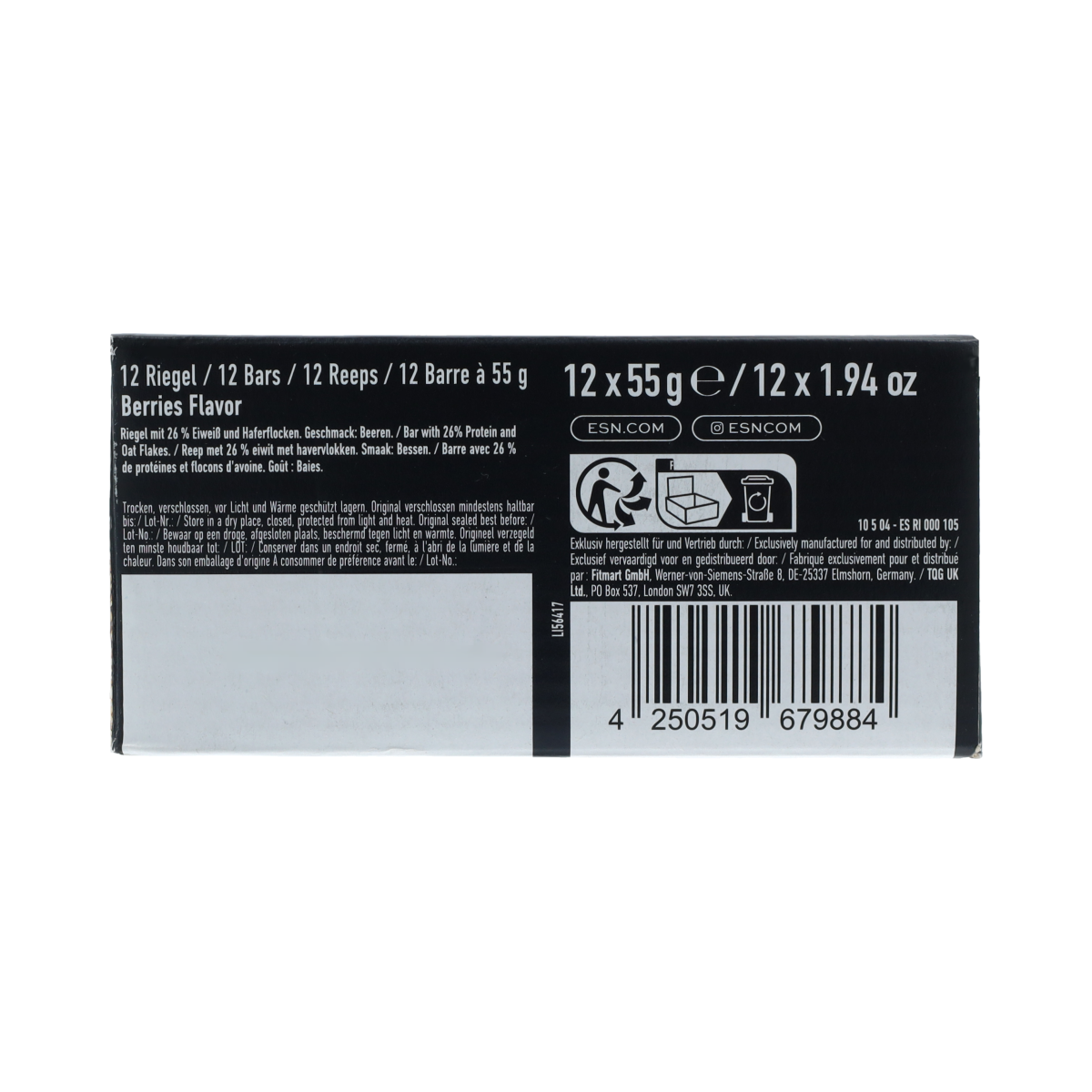 ESN GOATBAR BERRIES 12.00 Stuks