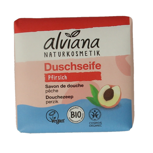 Alviana Douchezeep bodywash bar perzik 100.00 Gram