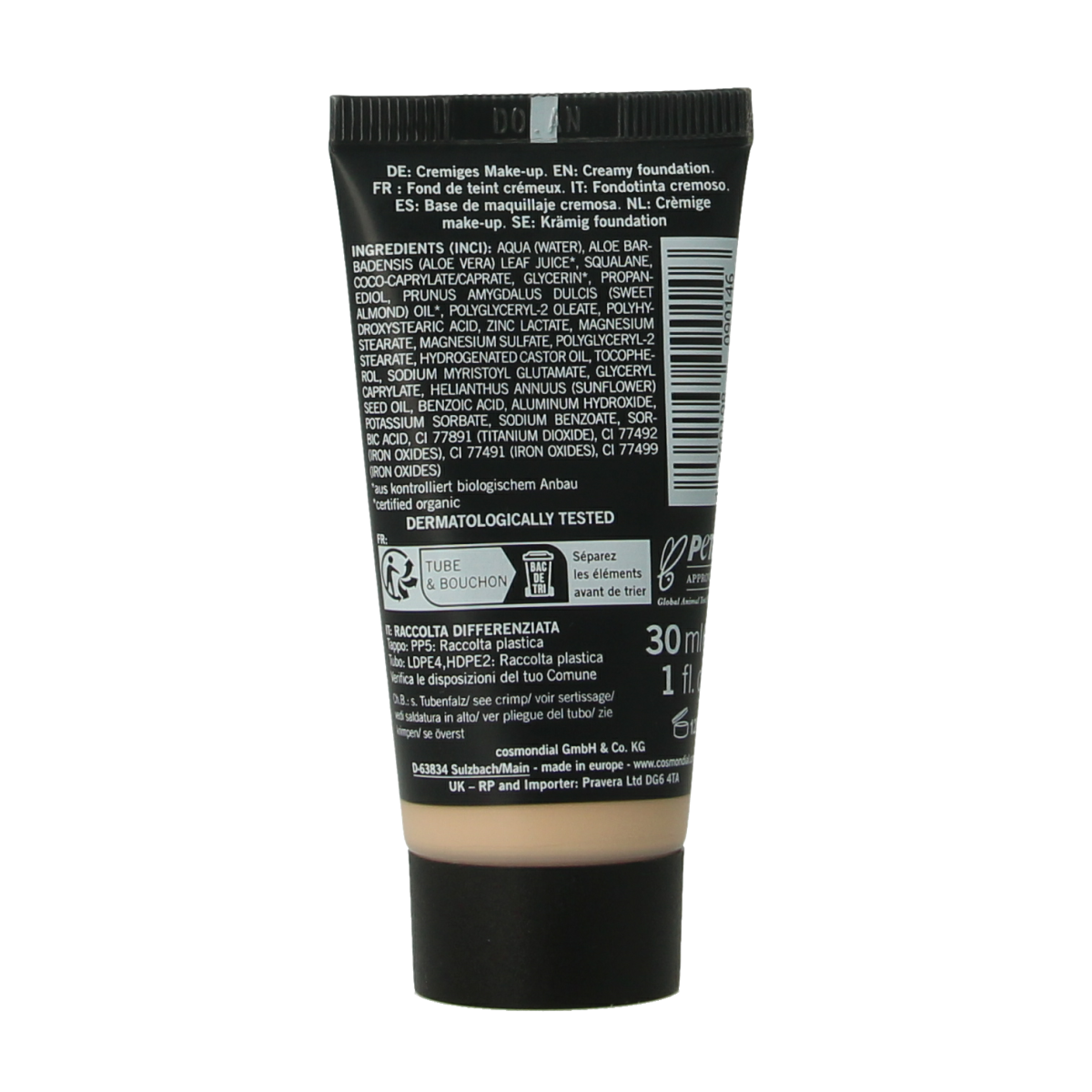 Benecos natural beauty Natural creamy make up foundation honey vegan 30.00 Milliliter