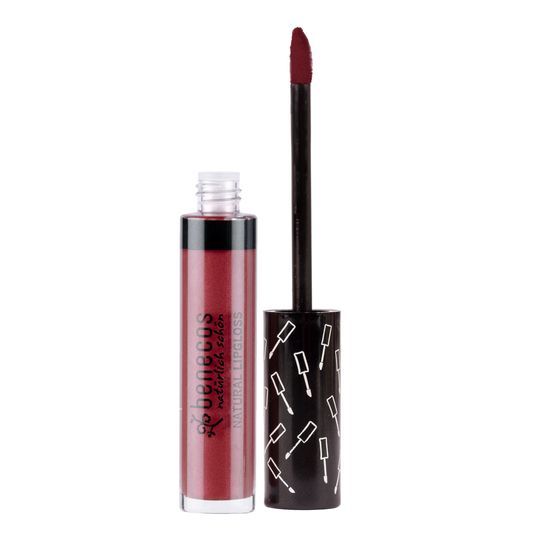 Benecos Natural Beauty Kiss Me natural lip gloss in 5ml with a shiny, clear finish and subtle tint, perfect for a natural makeup look.