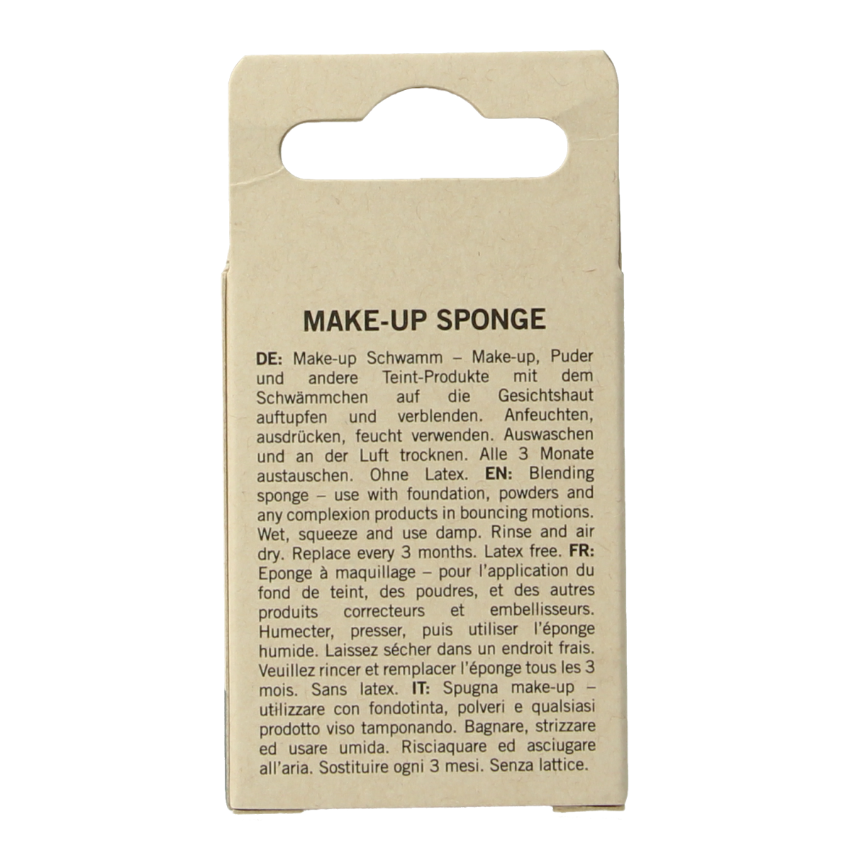 Benecos natural beauty Natural make-up sponge 1.00 Stuks