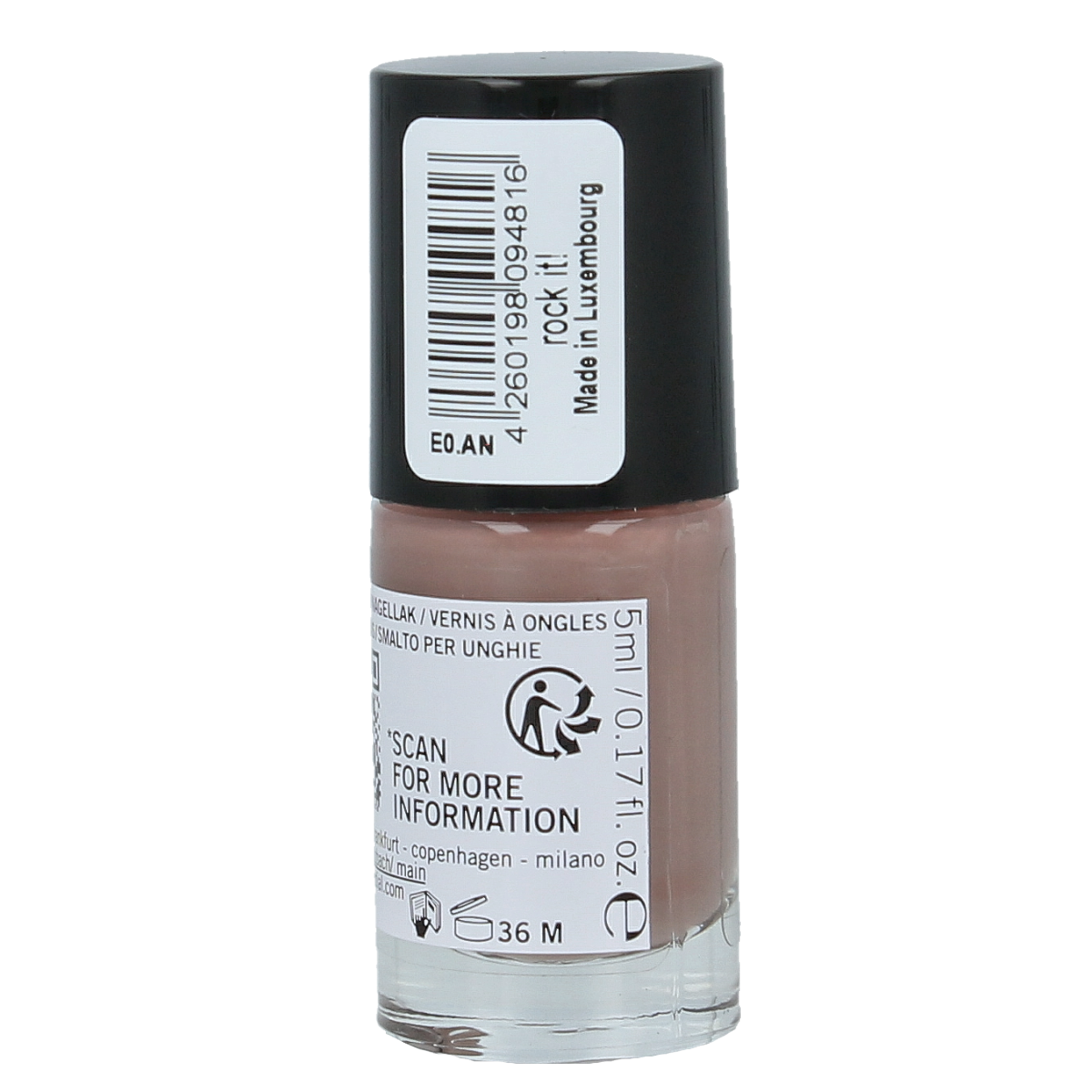 Benecos natural beauty Vegan nail polish rock it! 20-free plantbased 5.00 Milliliter