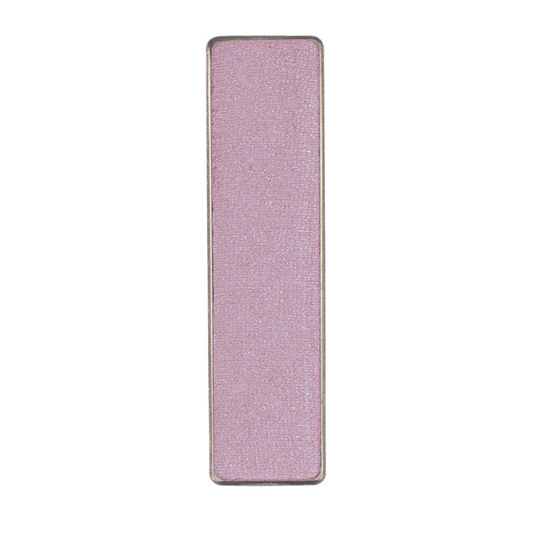 Benecos Natural Beauty refill eyeshadow in prismatic pink, showing the compact with the pink eyeshadow inside.