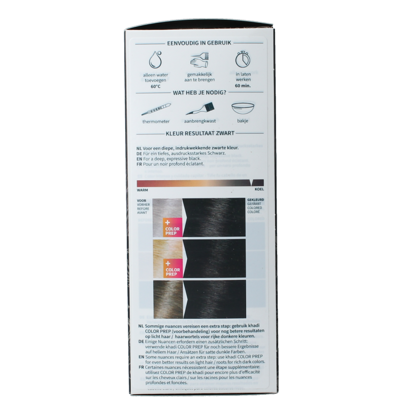 Khadi Haarkleur black 100 Gram