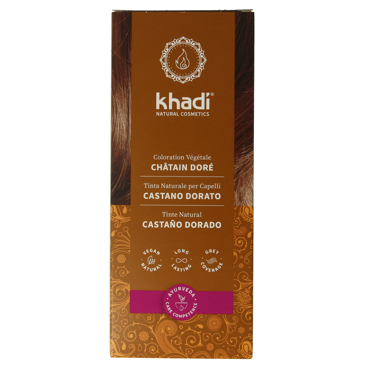 Khadi Haarkleur golden brown 100.00 Gram