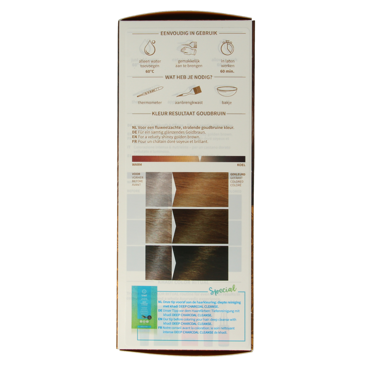 Khadi Haarkleur golden brown 100.00 Gram
