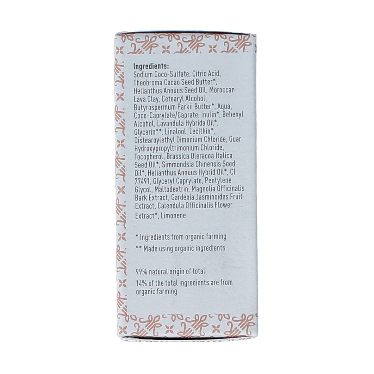 Solid Rosenrot Calendula and Ghassoul Shampoo bar for hair care in a 55g package, natural herbal hair treatment.