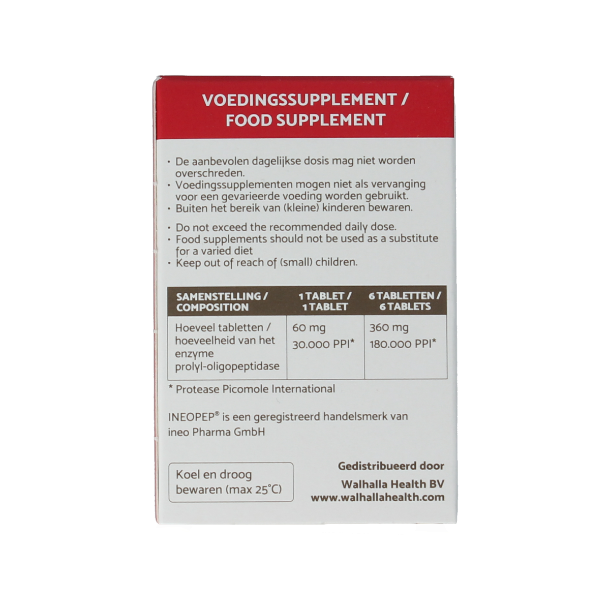 Ineopep 90.00 dietary supplement tablets in a white bottle, herbal supplement and vitamin product by Ineopep.