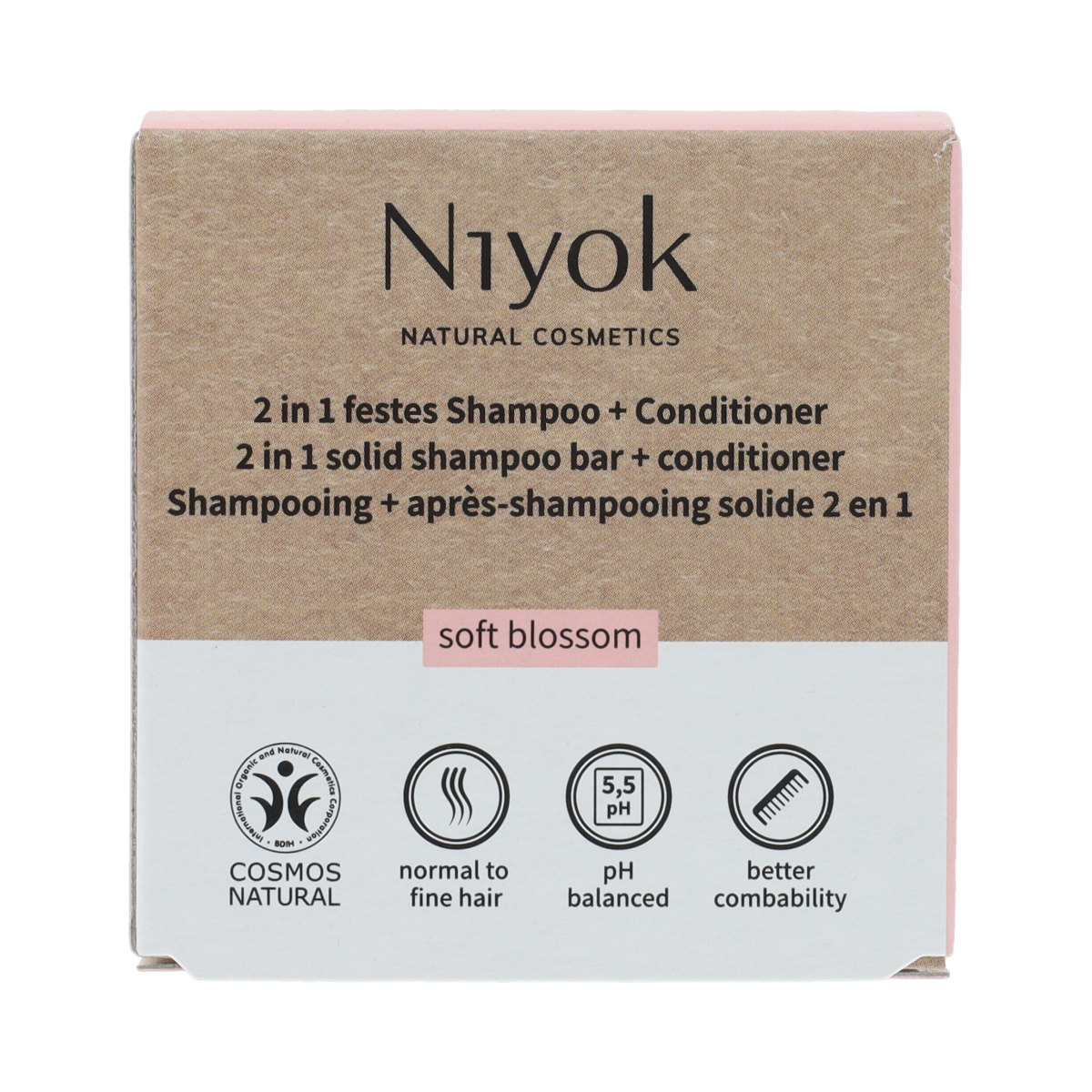 Niyok 2 in 1 shampoo/condition soft blossom 80.00 Gram