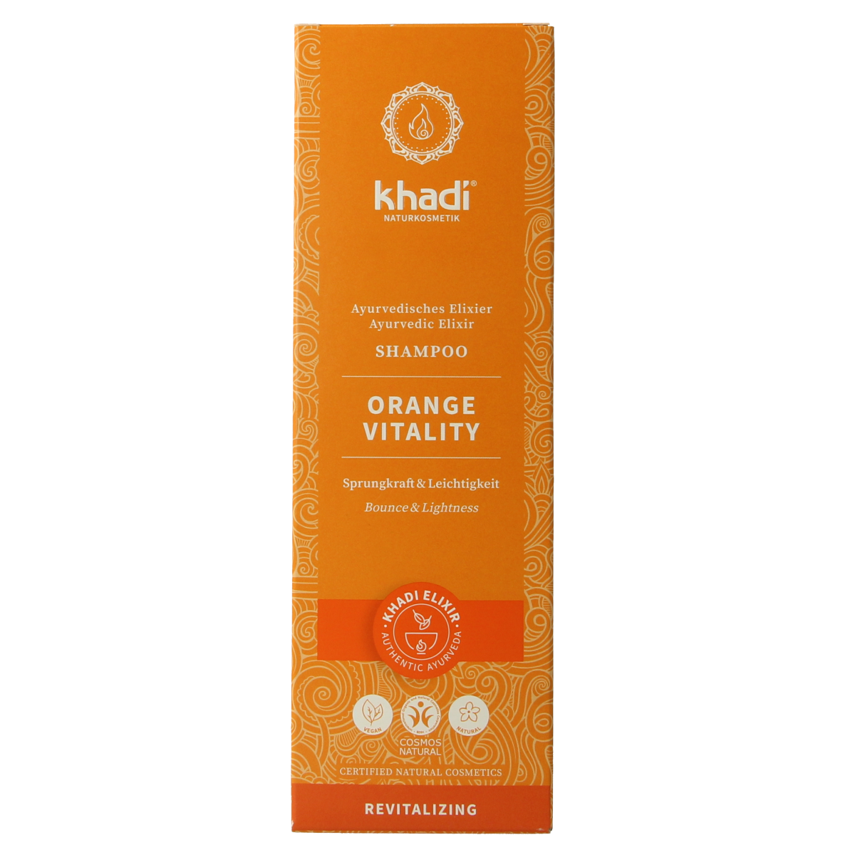 Khadi Shampoo elixer orange vitality 200.00 Milliliter