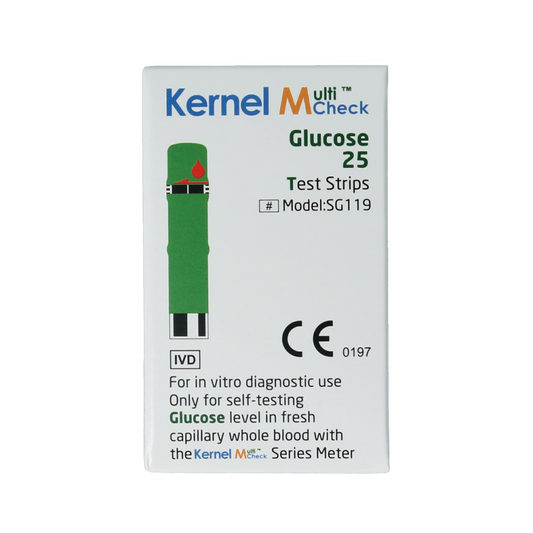 Testjezelf Multicheck glucose teststrips 25.00 Stuks