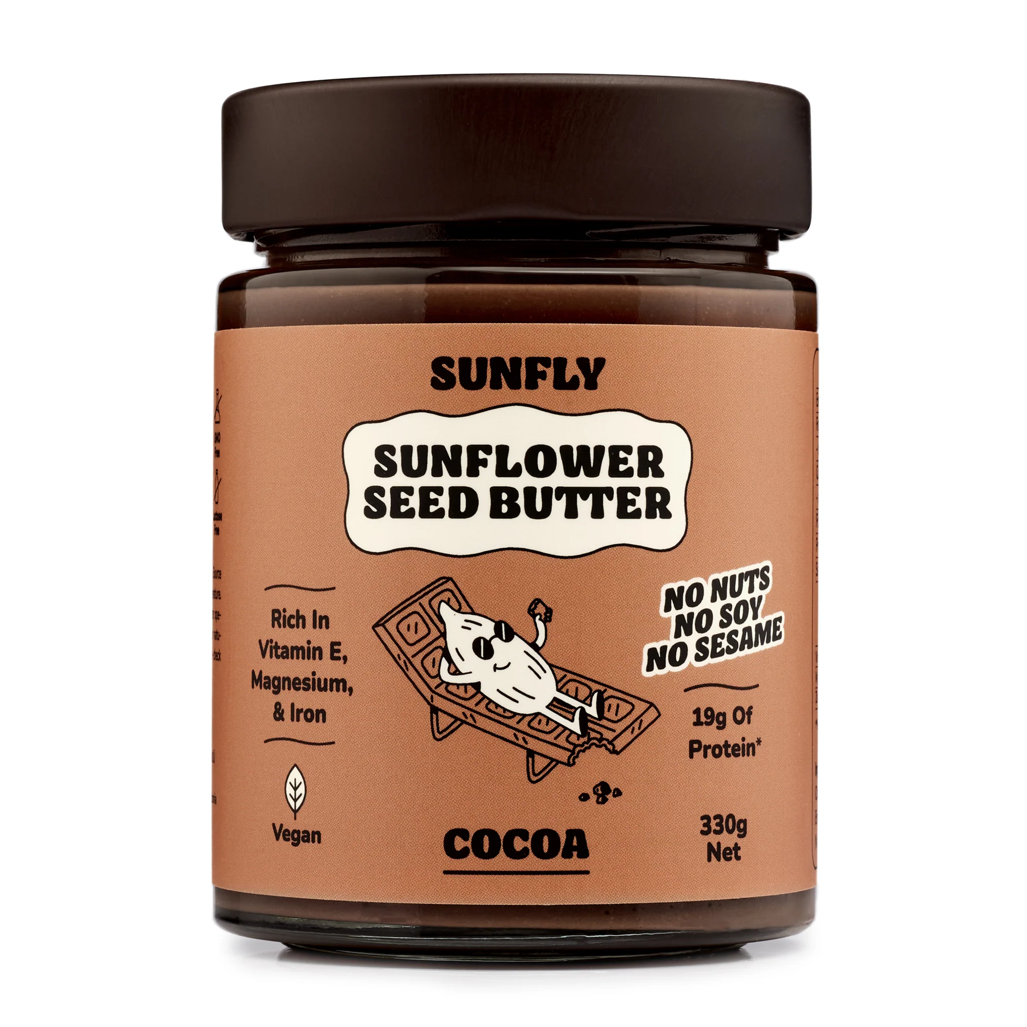 Sunfly Sunflower seed butter cocoa 330.00 Gram