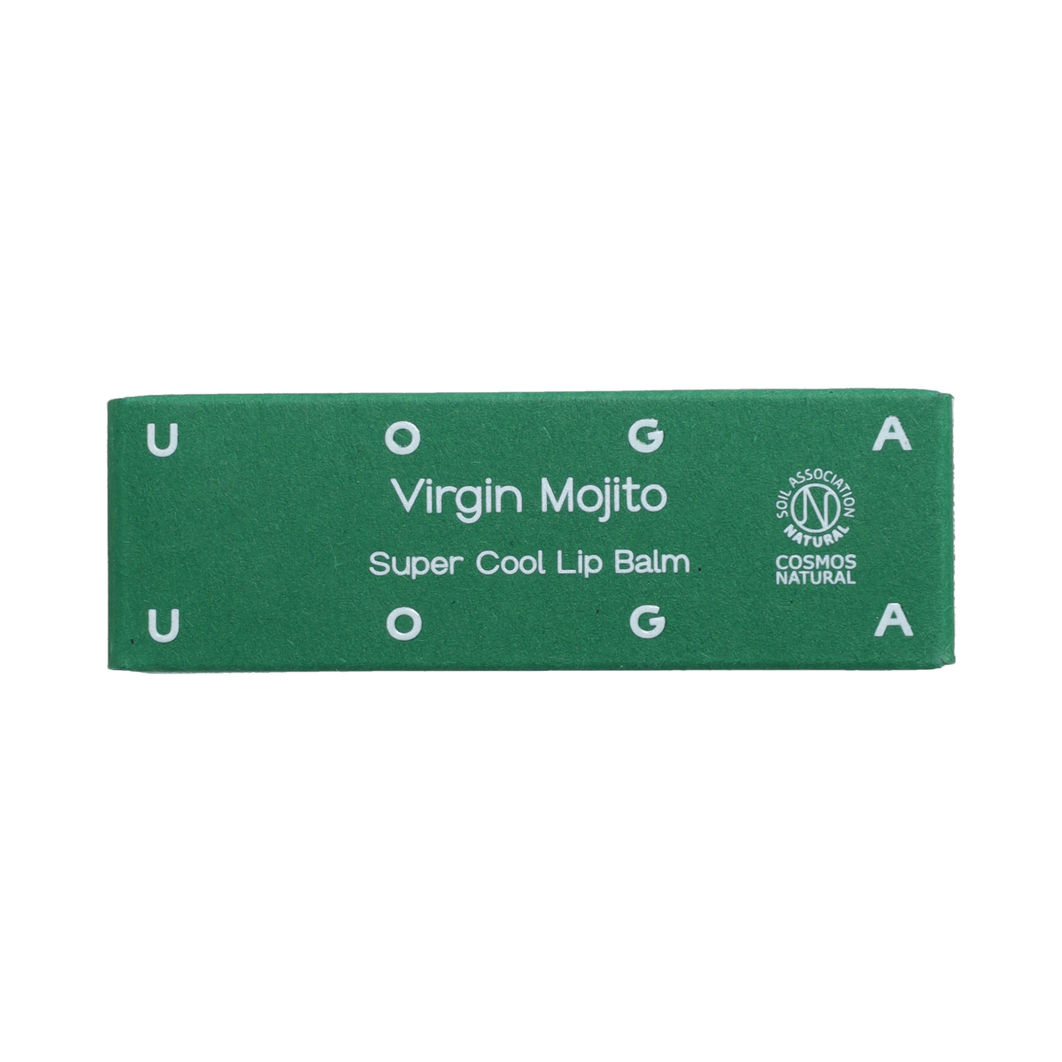 Uoga Uoga Super Cool Lip Balm Virgin Mojito in a 4g tube, nourishing lip care with refreshing mint scent.