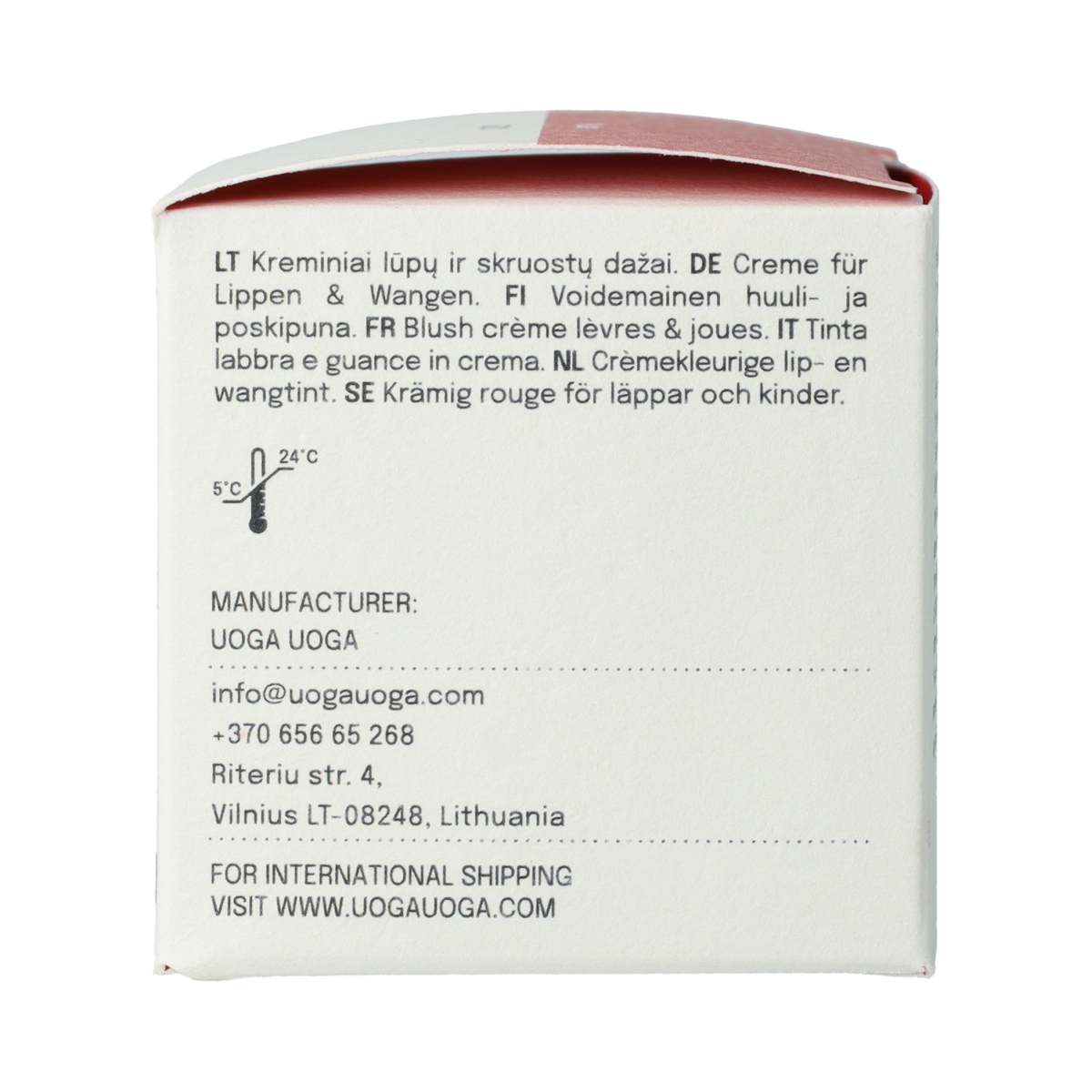 Uoga Uoga Lip & Cheek Nude  4.00 Milliliter