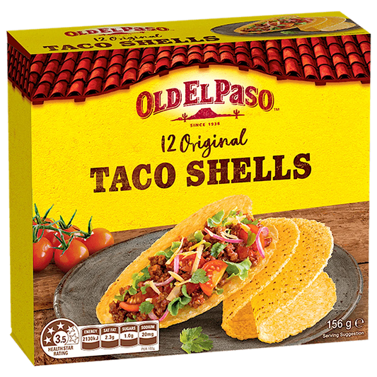 Old El Paso Taco shells glutenvrij 156 Gram