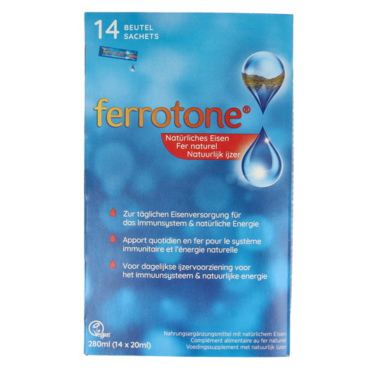 Ferrotone Natuurlijk ijzer 14 x 20ml  14.00 Stuks