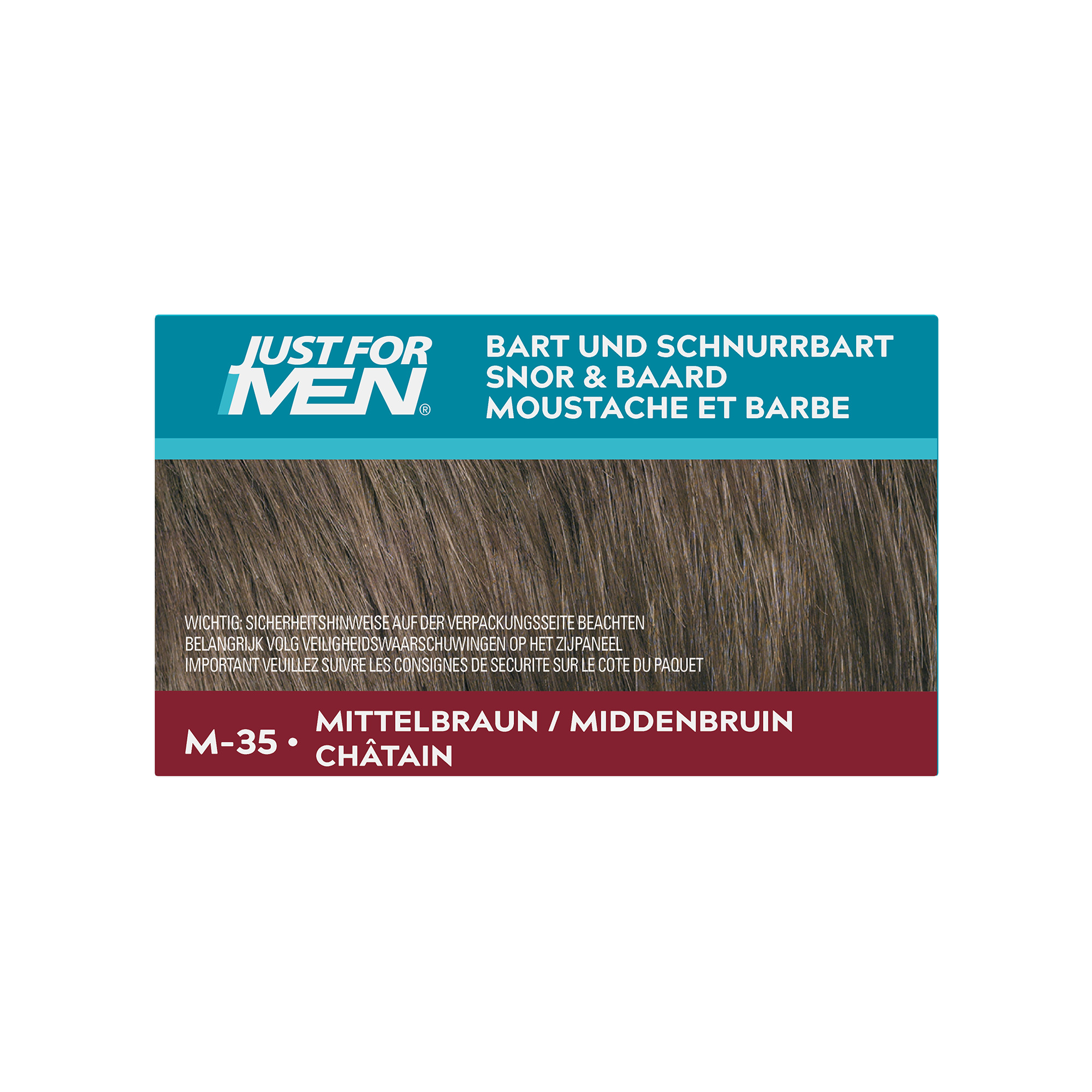Just For Men Snor & baard middenbruin M35 14.00 Gram