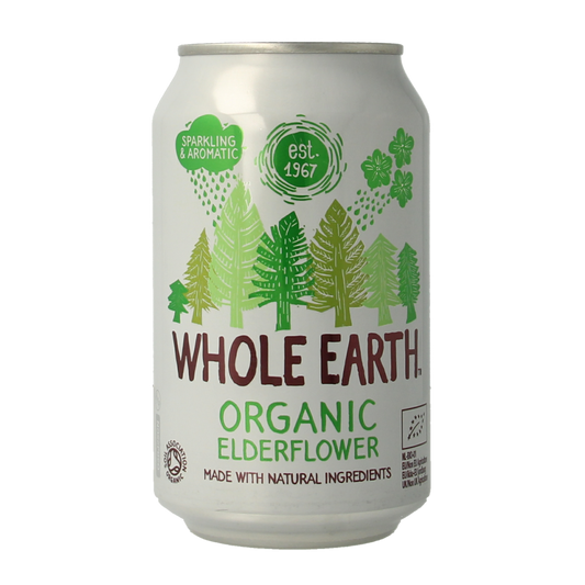 Whole Earth Sparkling elderflower bio 330.00 Milliliter