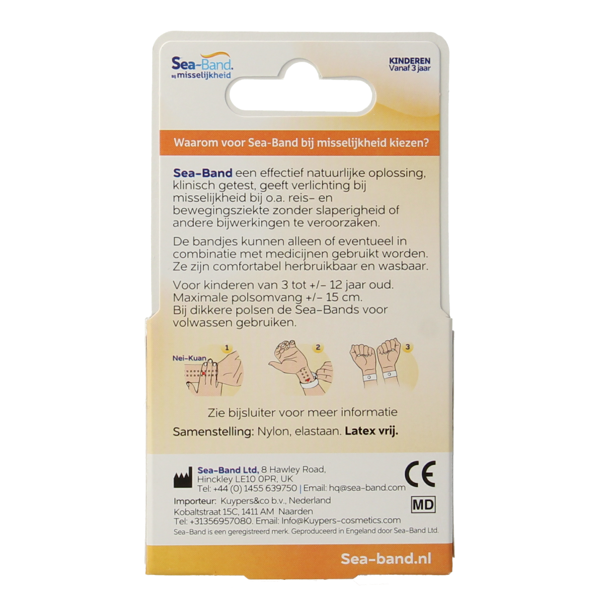 Pedifresh Polsband kinderen roze TEST 2 1.00 Stuks