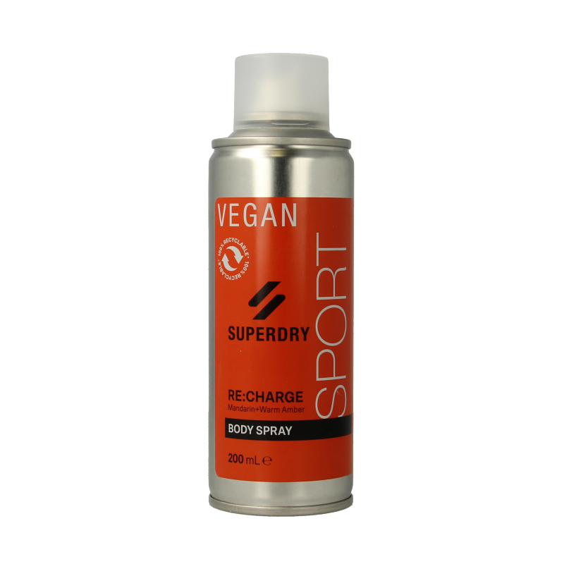 Superdry Sport RE:charge Men's body spray 200 Milliliter