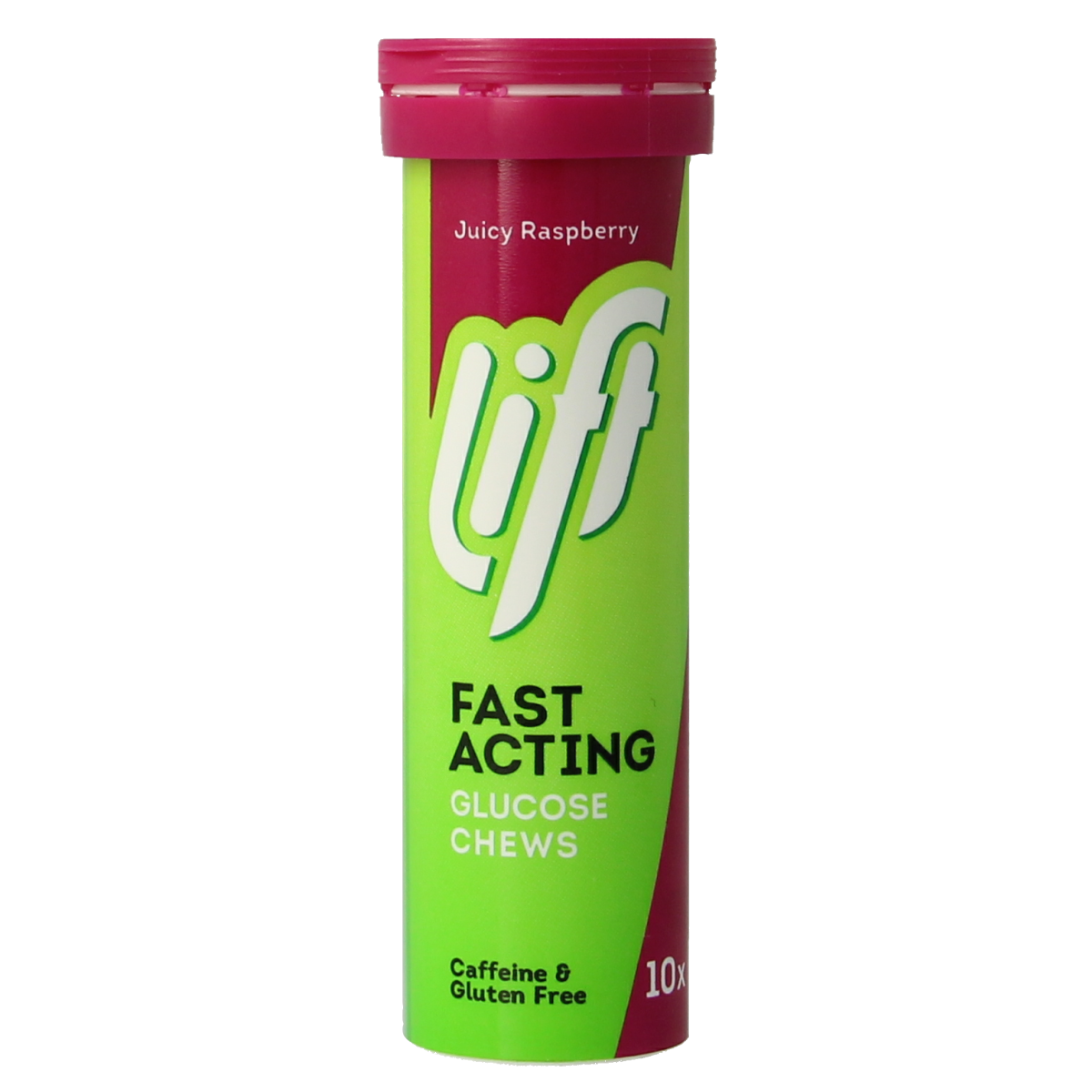 Lift LIFT GlucoTabs raspberry/framboos buisje  10.00 Tabletten