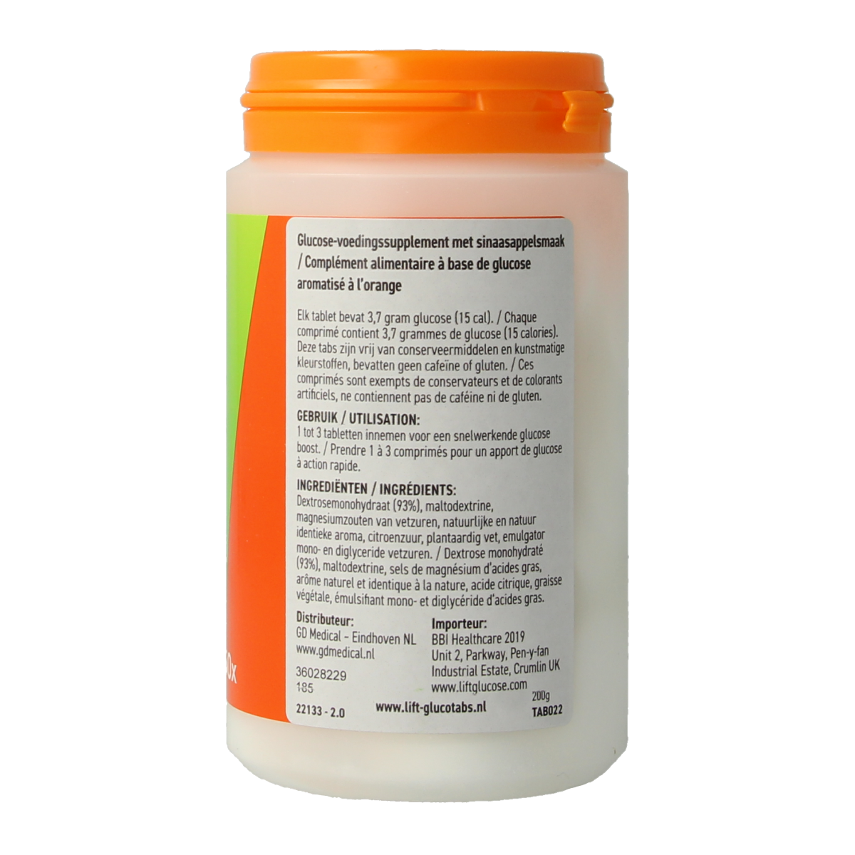 Lift Sinaasappel navulpot 50.00 Tabletten