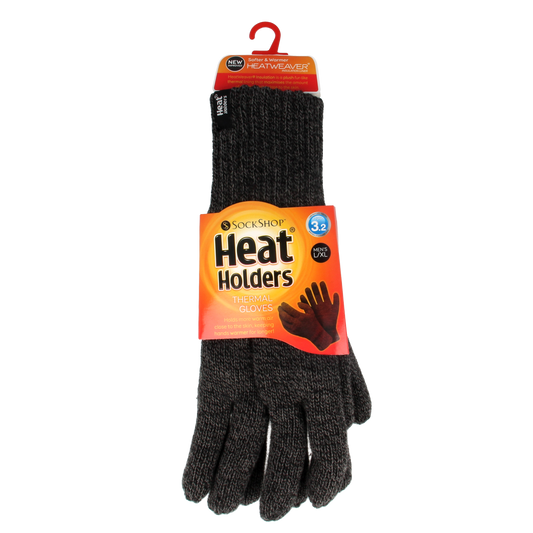 Heat Holders Flat knit gloves L/XL charcoal 1.00 Paar