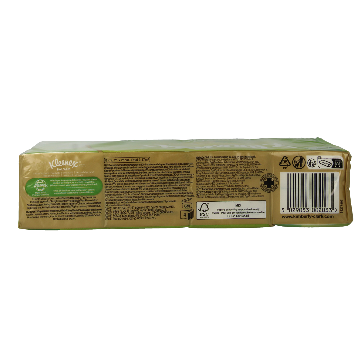 Kleenex Balsam zakdoekjes 8.00 Stuks