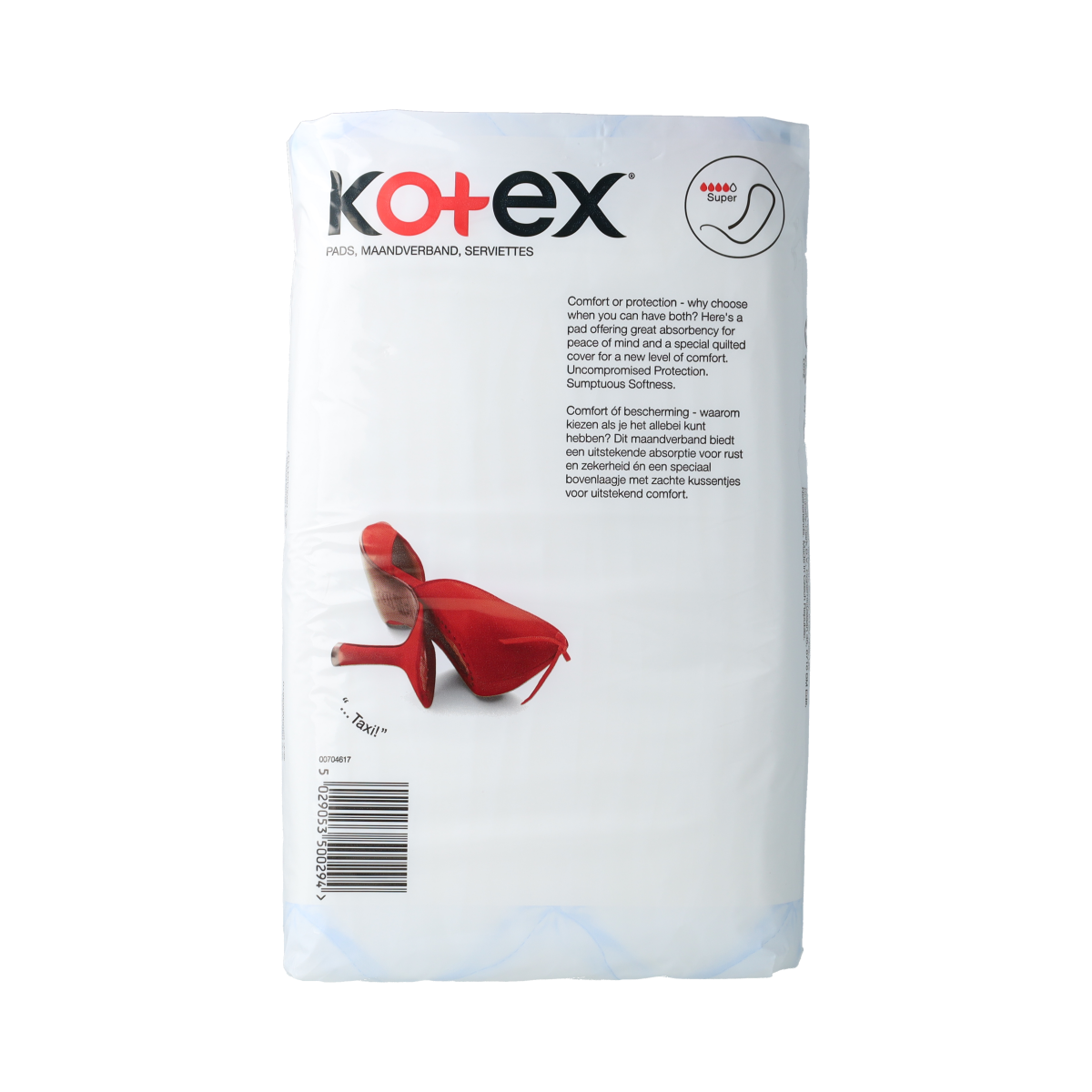 Kotex Maxi super tampons and pads for women, 16-pack, with absorbent protection and discreet packaging.