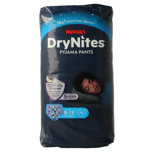 Huggies Drynites boy 8-13 jaar 9.00 Stuks