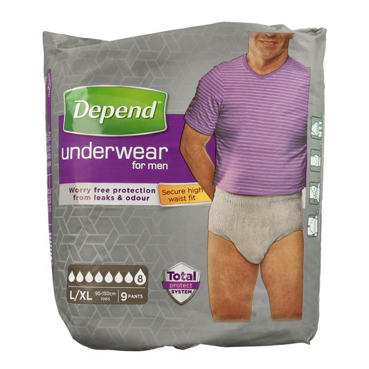 Depend Pants men super maat L/XL 9.00 Stuks