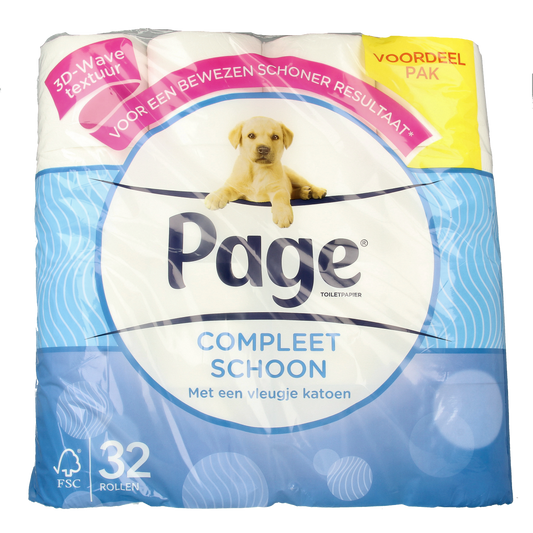 Page Compleet schoon 32.00 Rol