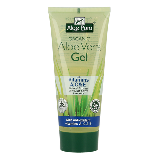 Optima Aloe pura aloe vera gel organic vitamine A C E 200.00 Milliliter