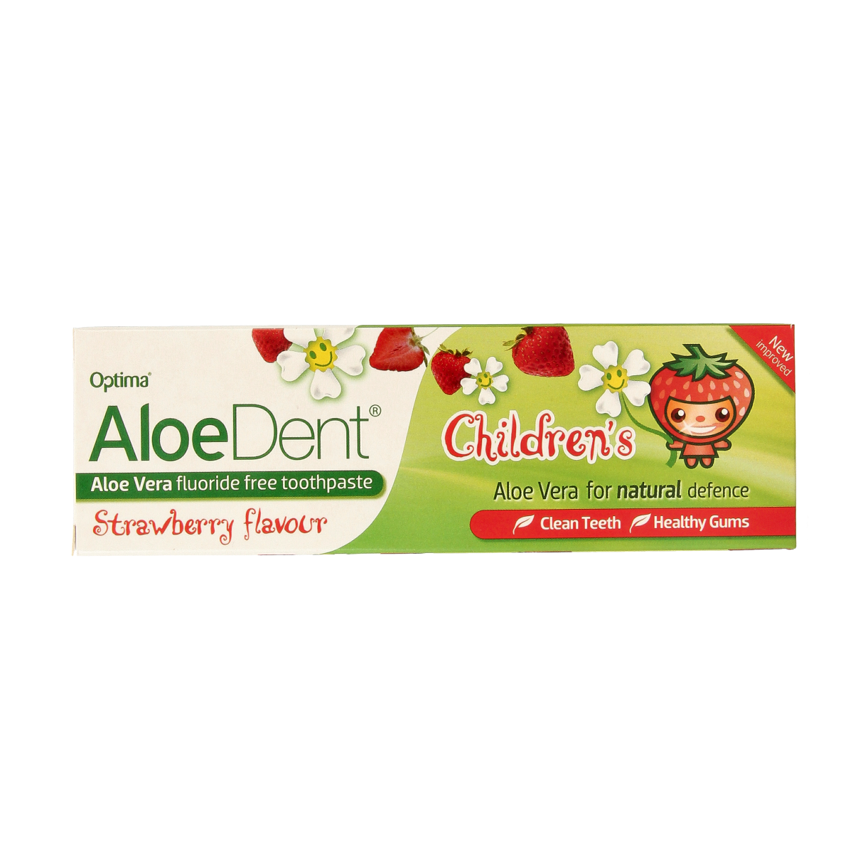 Aloe Dent Tandpasta aloe vera kinder fluor free 50.00 Milliliter