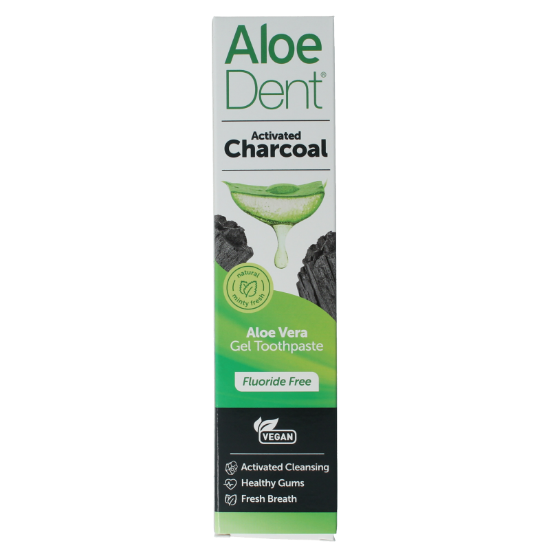 Aloe Dent Tandpasta charcoal 100 Milliliter