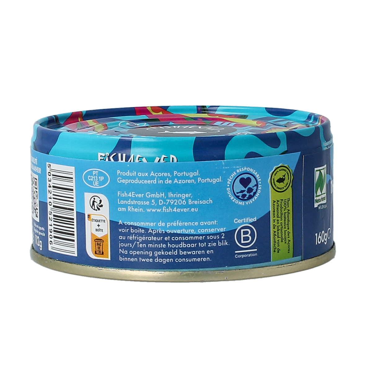 Fish 4 Ever Tonijnmoot in water 160.00 Gram