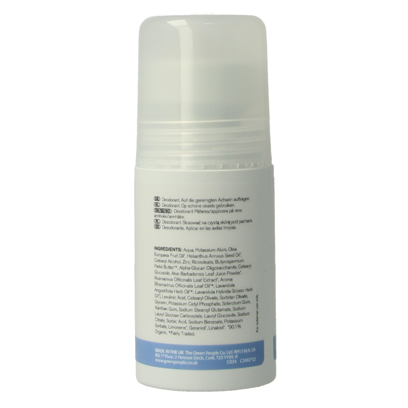Green People Deodorant natural rosemary 75 Milliliter