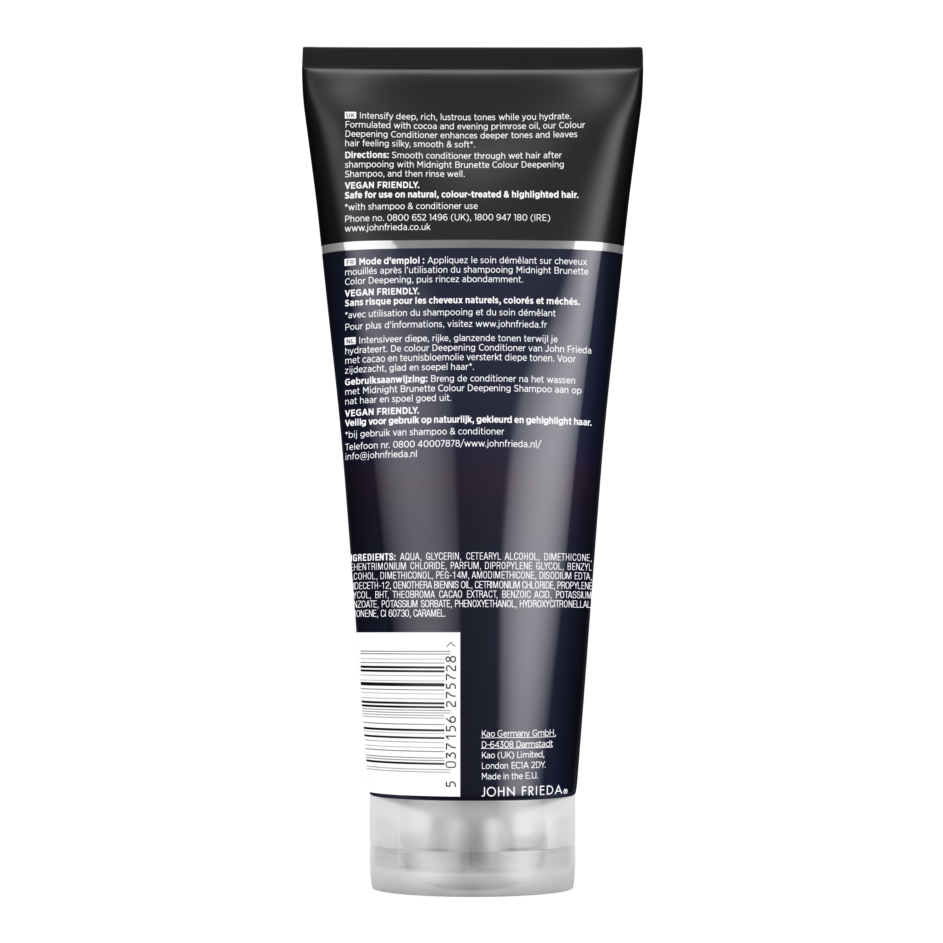 John Frieda Brilliant brunette midnight brunette conditioner  250.00 Milliliter