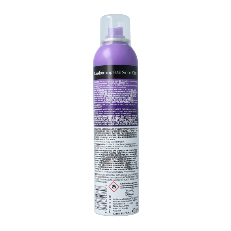 John Frieda Frizz ease hairspray moisturizer 250 Milliliter