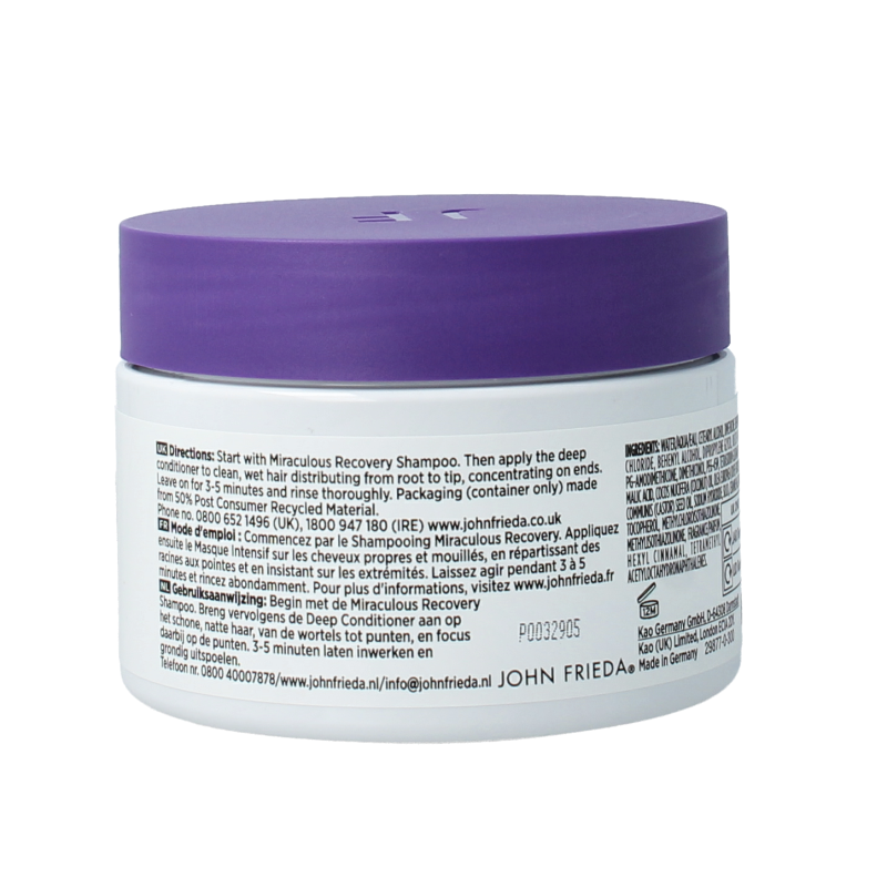 John Frieda Miraculous recovery deep conditioner 250 Milliliter